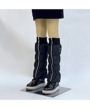 ロゴキルティングレッグウォーマー