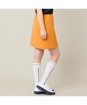 【Women's】【定番】ストレッチカラースカート