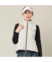 【Women's】バックギャザージップベスト