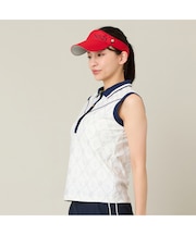 【Women's】【セットアップ可】マリーンプリントノースリーブ