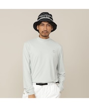 【Men's/ストレッチ/吸湿速乾/UVカット】ストレッチスムースモックネック