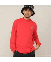 【Men's/ストレッチ/吸湿速乾/UVカット】ストレッチスムースモックネック