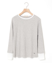 レイヤード風 長袖 Tシャツ