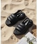 HEADWAY バックストラップ厚底パフィーサンダル