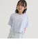 アソート柄レースアップ半袖Tシャツ