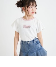 【デイリープライス】アソート柄半袖テレコトップス