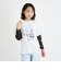 メッシュ袖切替ドッキングビッグTシャツ