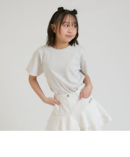 【デイリープライス】サークルロゴ発泡くまちゃん半袖T