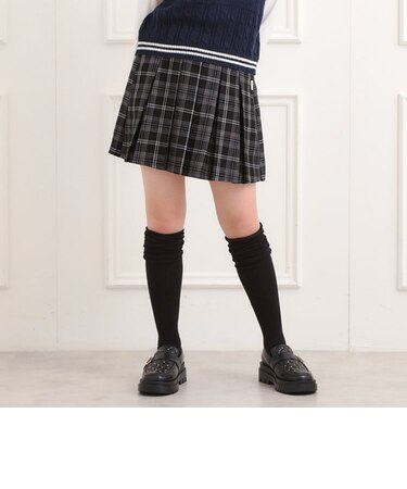 微起毛プリーツスカート