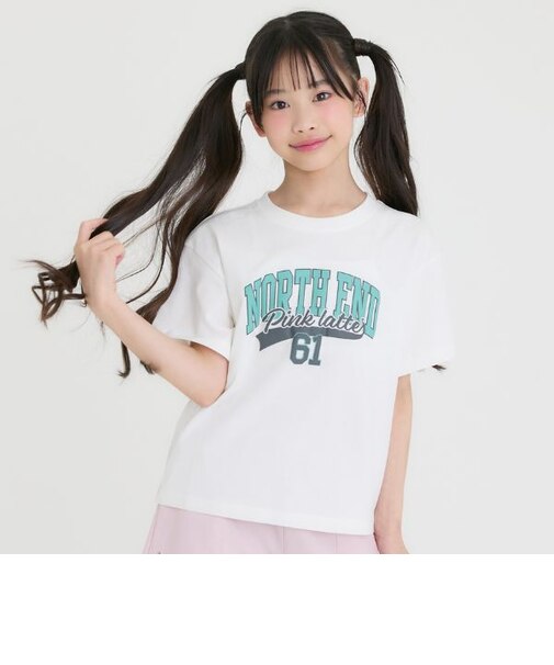 【別注】カレッジナンバー発泡プリントTシャツ