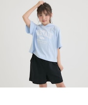 【接触冷感】半袖パーカー＋ハーフパンツセット