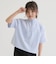 袖メッシュハーフジップ半袖Tシャツ2