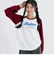 【別注】リブつき発泡ラグランロンT