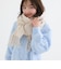 モール糸ウィンドペンポリエステル起毛ストール