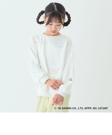 【サンリオキャラクターズ】レタリング長袖トレーナー