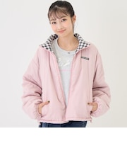 【別注】リバーシブル総柄フリースブルゾン