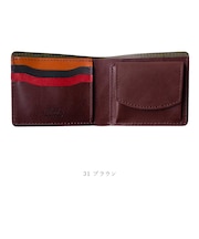 栃木レザー”サマーオイル” カラフルショートウォレット