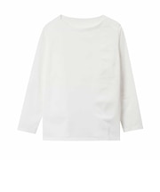 レディースソロテックス(R)使用シーンレスボートネックTシャツ
