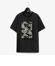 パームリーフグラフィックプリントTシャツ(ショートスリーブ)