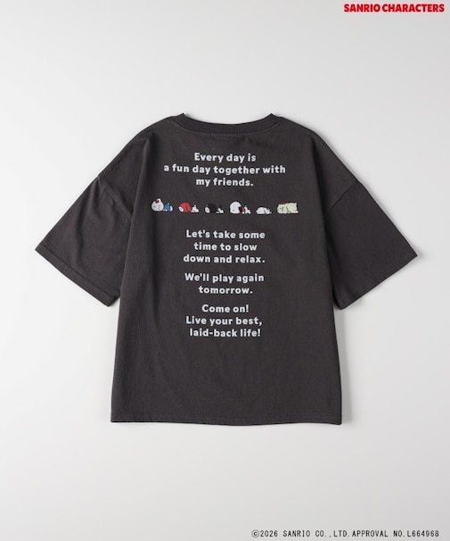 Other(ソノタ)「サンリオキャラクターズ」バックプリントTシャツ