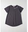VIVIAN BLUE(ヴィヴィアンブルー)ネックプリントバックタックTシャツ