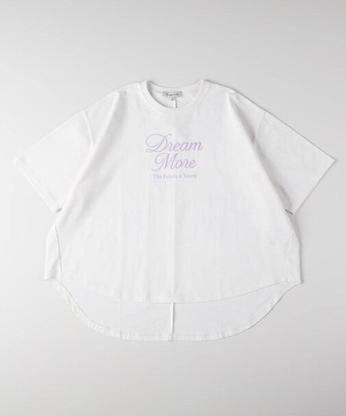 VIVIAN BLUE(ヴィヴィアンブルー)前後差ドルマンプリントTシャツ