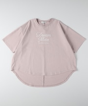 VIVIAN BLUE(ヴィヴィアンブルー)前後差ドルマンプリントTシャツ