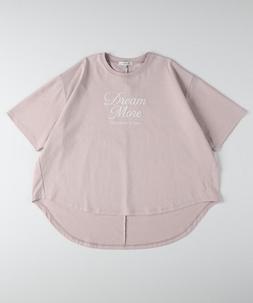 VIVIAN BLUE(ヴィヴィアンブルー)前後差ドルマンプリントTシャツ