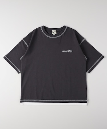 Refurbish(リファービッシュ)フェイクレイヤードTシャツ
