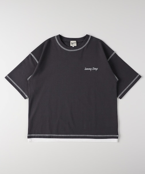 Refurbish(リファービッシュ)フェイクレイヤードTシャツ