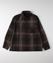 BACK NUMBER(バックナンバー)【メンズ】オーバーサイズチェックシャツジャケット