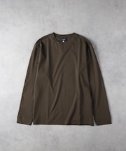 《遮熱/接触冷感/さらっと心地良い》シルケット加工ロングスリーブTシャツ