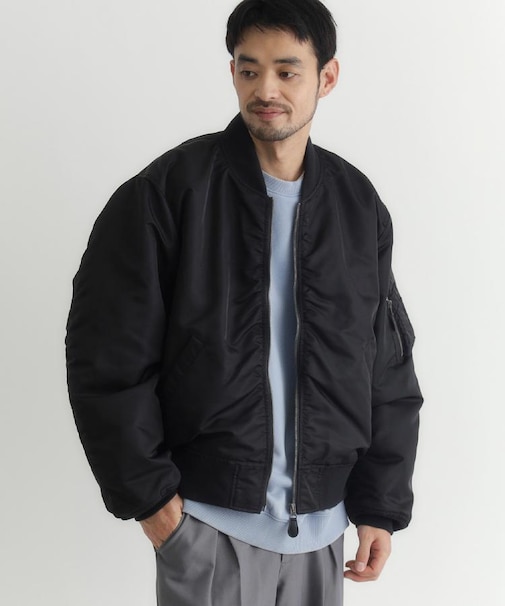 BACK NUMBER(バックナンバー)【メンズ】ビッグシルエットＭＡ-１ブルゾン