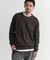 BACK NUMBER(バックナンバー)【メンズ】【軽くて柔らかい】ポリナイロンニットクルーネックセーター(洗濯機で洗える)