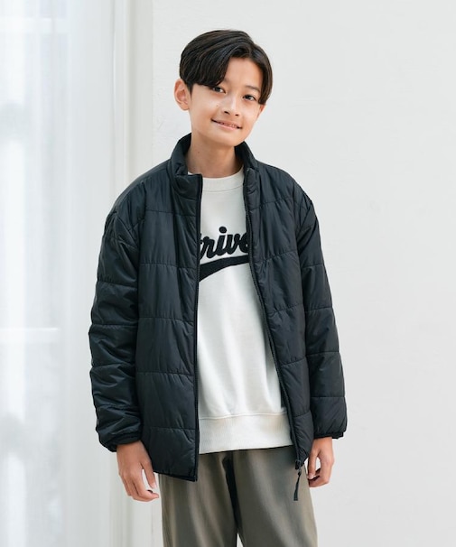 MPS(エムピーエス)【キッズ】スタンドネック裏ボア中綿ジャケット(6色展開・洗濯機で洗える)