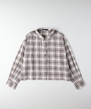 HONEYSUCKLE ROSE(ハニーサックルローズ)【レディース】チェックショートシャツ (お手入れ楽/トレンド）