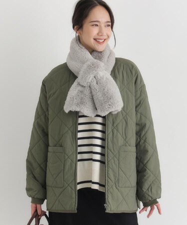 HONEYSUCKLE ROSE(ハニーサックルローズ)【レディース】【腰回りもカバー】キルティングジャケット
