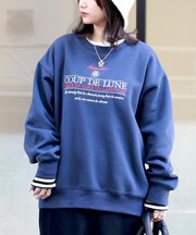 HONEYSUCKLE ROSE(ハニーサックルローズ)【レディース】デザインロゴスウェット