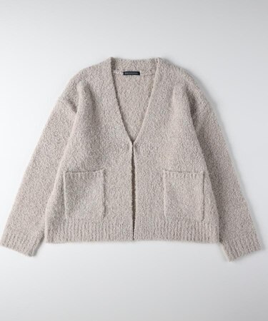 HONEYSUCKLE ROSE(ハニーサックルローズ)【レディース】ブークレニットカーディガン