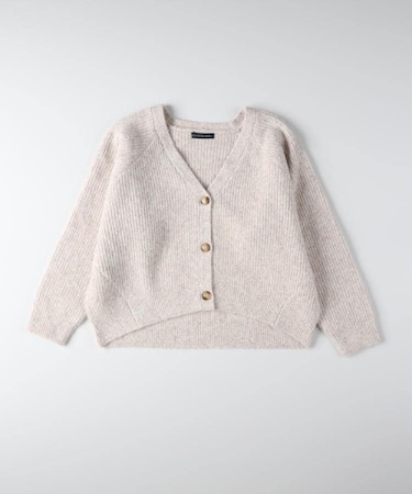 HONEYSUCKLE ROSE(ハニーサックルローズ)【レディース】メランジニットカーディガン