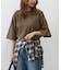 HONEYSUCKLE ROSE(ハニーサックルローズ)【レディース】【見た目は秋、機能は夏】「インレイ」ショートTシャツ(接触冷感/UVカット)