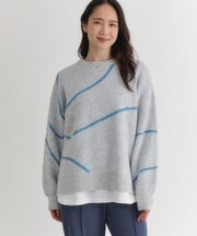 HONEYSUCKLE ROSE(ハニーサックルローズ)【レディース】ヘンケイライン柄セーター