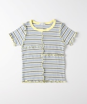 VIVIAN BLUE(ヴィヴィアンブルー)切替テレコＴシャツ