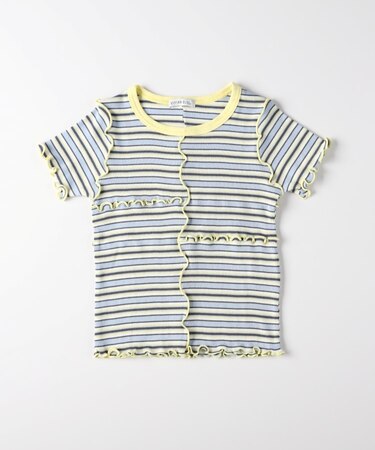 VIVIAN BLUE(ヴィヴィアンブルー)切替テレコTシャツ