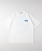 バック発砲プリンTシャツ