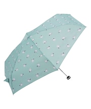 《UVカット率80%/晴雨兼用/日傘/遮熱/日焼け対策/セーフガード付き/トートバッグ付き》「because」折り畳み傘/キャッツ ミニトートミニ