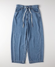 EDWIN 「SUNDAY JEANS」 バレルワイドデニムパンツ(吸湿/速乾)