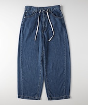 EDWIN 「SUNDAY JEANS」 バレルワイドデニムパンツ(吸湿/速乾)
