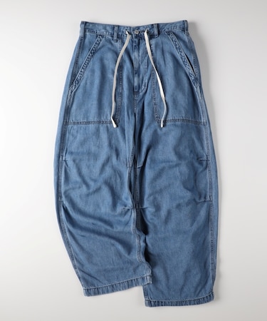 EDWIN 「SUNDAY JEANS」 デニムベイカーバレルパンツ(吸湿/速乾)