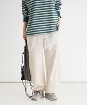 《店舗人気アイテム/ウエストゴム》加工スウェットパンツ